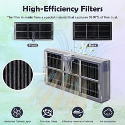 Accessoireset voor Dreame L10s Ultra Gen 3, X40 Ultra Complete en L40 Ultra Robotstofzuiger – 1 Hoofdborstel, 2 Filters, 4 Zijborstels, 4 Dweildoeken, 6 Stofzakken, 1 Reinigingsborstel — thumbnail 5