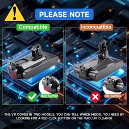 3960mAh Batterij voor Dyson V11/V15 Stofzuiger — thumbnail 3