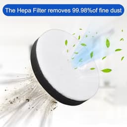 PromoHome 4 stuks wattenfilter voor Ecovacs DEEBOT X11 OmniCyclone robotstofzuiger - wasbaar en herbruikbaar — thumbnail 4