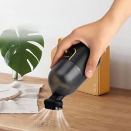 Draadloze Handstofzuiger - Kleine Stofzuiger USB - Bureau Schoonmaken - 2200 Pa Zuigkracht - 9 x 7 x 12 cm — thumbnail 4