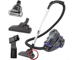 AG3400 Stofzuiger Zonder Zak - Stofzuigers - Vacuum Cleaner Zakloos - Geschikt Voor Dierenharen - Extra Lange Kabel - 850W - Sterke Zuigkracht - Deep Purple