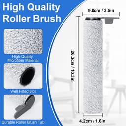 Cosensi - Roller Brush and Filter Accessory Set - Hoogwaardige vervangonderdelen - Inclusief 2 borstels en filters - Efficiënt schoonmaken — thumbnail 3