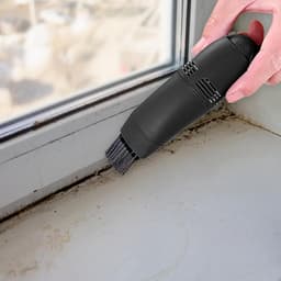 Mini Stofzuiger - Handstofzuiger - Toetsenbord Reinigen - USB Oplaadbaar - 19.7 cm Lengte - Zwart — thumbnail 4