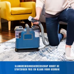 RUX® Tapijtreiniger machine - Tapijtreiniger - Tapijtreiniger apparaat - Blauw - 34cm x 23cm x 36cm — thumbnail 4