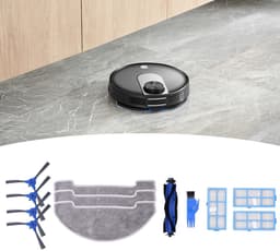 Dailygoods- Robotstofzuiger Hoofdborstelset - Zijborstel - Vodfilter - Stofzuigeraccessoires - Hoogwaardige kwaliteit - Verbeter werkefficiëntie — thumbnail 3