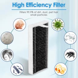 21-delige -2 rolborstel, 2 borstelrollen, 6 zijborstels, 6 stofzakken, 4 HEPA-filters en 1 Reinigingsborstel- Voor ECOVACS DEEBOT X8 Pro Omni/ X8 Omni robotstofzuiger — thumbnail 4