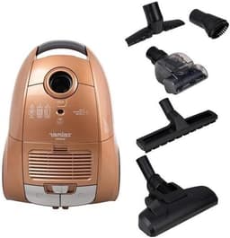 Steelstofzuiger - Reinigingsapparaat - Dagelijkse reiniging - Turboborstel functie - 800 watt - Rood — thumbnail 1