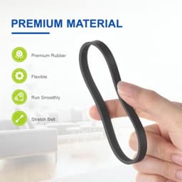 Vervangende Riemen - Stofzuigeronderdelen - Stofzuiger Onderhoud - Hoge Sterkte Rubber - 2 Stuks - Zwart — thumbnail 5