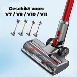 Kenvor - Gemotoriseerde roterende Borstel - Compatible met Dyson V7 V8 V10 V11 V15 - Turboborstel Zuigmond Elektrisch Mondstuk - Directe aandrijving - Vloerborstel met 4 LED-lampen voor tapijten en harde vloeren- — thumbnail 2