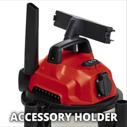 Einhell Elektrische Nat-/Droogzuiger TC-VC 1820 SA - 1250 W - 180 mbar - 20 L - 3-delige kunststof buis - 150 cm zuigslang - Schuimrubberen filter - Automaat-aansluiting — thumbnail 2
