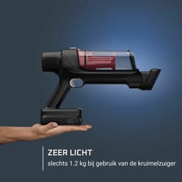 Rowenta X-Pert 7.60 RH6A73 - Steelstofzuiger - Draadloos - Rood - Ultralicht - Inclusief Turbo Borstel - LED verlichting zuigmond zuigmond - 140 W - 45 min. gebruikstijd — thumbnail 4