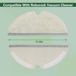 PromoHome 6x Microvezel Dweilpads Geschikt voor Roborock Q5 Pro,Q5 Pro+,Q8 Max, Q8 Max+,S5,S5 Max,S6,S6 Pure,S6 MaxV,Q7,Q7 Max — thumbnail 3