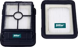 Sillar set accessoires voor stofzuiger - reserveonderdelen - geschikt voor Bissell CrossWave 1866 1868F PET - 2x HEPA-filters, 2x hoofdborstels, 1x reinigingskam - 8 stuks — thumbnail 4