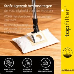 Set van 4 stofzuigerzakken Hoover Alpina TopFilter Premium — thumbnail 2