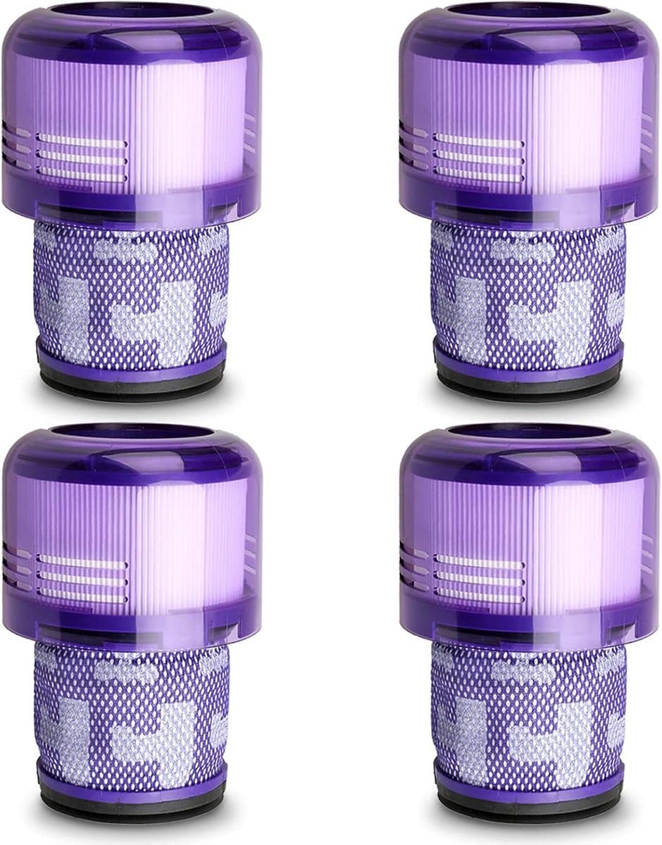 4-pack Geschikt voor V11 stofzuigerfiltervervangingen Geschikt voor Dyson V11 Animal, V11 Torque Drive, V11 Complete, V11 Extra, V15 Detect, V15s Detect, Geschikt voor Submariner stofzuigers, met onderdeel 970013-02 — afbeelding 1