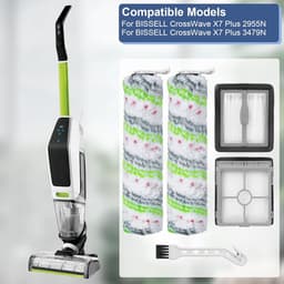 2 Rollenborstels voor Huisdieren + 2 HEPA Filters + 1 Reinigingsgereedschap Geschikt voor Bissell Crosswave X7 plus Cordless Pet (2955N/3479N) — thumbnail 2