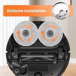 10 stuks doekjes voor Dreame X40 Ultra / X40 Master / L10s Ultra Gen 2 / L10s Pro Ultra / L40 Ultra / X30 Ultra / Mova E30 Ultra stofzuigerrobot, wasbare microvezel dweilpads, vervangende accessoires — thumbnail 5
