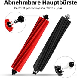 17 stuks accessoires gescht voor Roborock S8/S8+ robotstofzuiger met 2 hoofdborstels, 4 reinigingsdoeken, 4 filters, 6 zijborstels, 1 reinigingsborstel — thumbnail 5