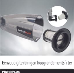 Dual Power accu kruimelzuiger POWDP6030 - 20V draadloze stofzuiger - verlengbaar - zonder accu en lader - met 2 acc. — thumbnail 4