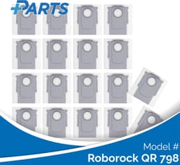 Roborock QR 798 Stofzakken (18 Stuks, Plus.Parts® alternatief voor 8.02.0239) — thumbnail 1