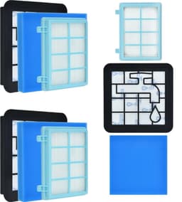 Drie filterpatronen van het model FC9331/09, Geschikt voor Philips stofzuigers FC8010/02, FC9332/09, FC9329, . Vervangende filterpatronen geschikt voor stofzuigers zonder zak. Accessoires voor de PowerPro Compact Cyclone 5. — thumbnail 1
