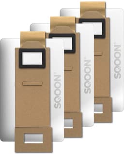 SQOON® Stofzuigerzakken geschikt voor Roborock S7/S7+ Auto-Empty Dock - Gelijk aan model: S7 Dust Bag - 3 stuks — thumbnail 2