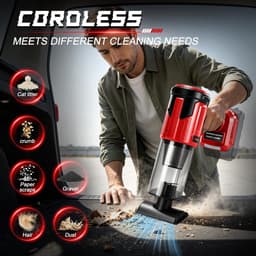 Accu-handstofzuiger compatibel met Milwaukee 18 V accu borstelloze motor 100 W - ShopVlot — thumbnail 4