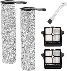 Borstelroller en filter set - 2 rollen + 2 filters + reinigingsborstel — thumbnail 1