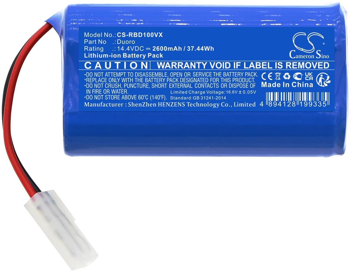 Stofzuigeraccu - 14,4 V - 2600 mAh - Li-ion — afbeelding 1