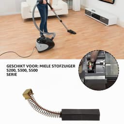 Koolborstelset - 4 stuks - 30 x 11 x 6 mm - voor Miele S200/S300/S500 — thumbnail 3