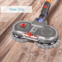 Elektrische dweilkop Geschikt voor Dyson V11 V10 V15 V8 V7 stofzuiger, dweilkop Geschikt voor reservoir en 6 wasbare dweilen - Dyson stofzuiger — thumbnail 2