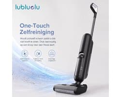 Lubluelu T6 nat- en droogzuiger - 18Kpa Draadloze Nat- en droogzuiger met zelfreinigend systeem– Alles-in-één vloerreiniger - Geschikt voor Harde vloer