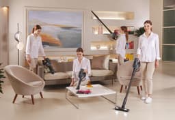 Hoover HF401P 011 Steelstofzuiger Batterij/Accu Droog Cyclonisch, EPA Zakloos 0,7 l 190 W Zwart, Zilver 2,5 Ah — thumbnail 5