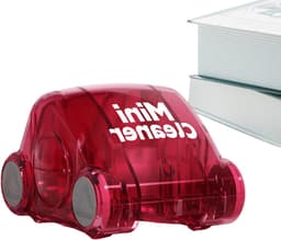 Mini Stofzuiger Bureau - Tafel Veegmachine - Kruimels Verwijderen - Compact Schattig Ontwerp - 8x8x6 cm - Rood — thumbnail 1