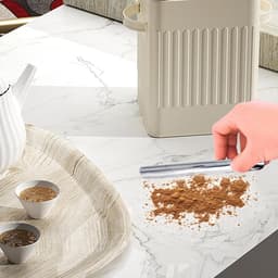 Tafelschraper - Kruimelveger - Tafel Schoonmaken - Compact RVS Ontwerp - 15 cm - Zilver — thumbnail 3