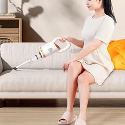 Draadloze Stofzuiger - Steelstofzuiger Krachtig - Snel Huis Schoon - 2-in-1 Functionaliteit - Lichtgewicht Ontwerp - Wit — thumbnail 3