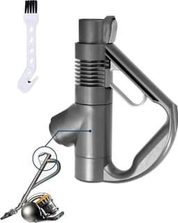 Vervangende handgreep Geschikt voor Dyson DC29 DC33C DC37 DC52 DC19 DC23 DC26 DC32 DC36 DC48 stofzuigers; Dyson stofzuiger vervangende handgreep #917276-01 (grijs). — thumbnail 1