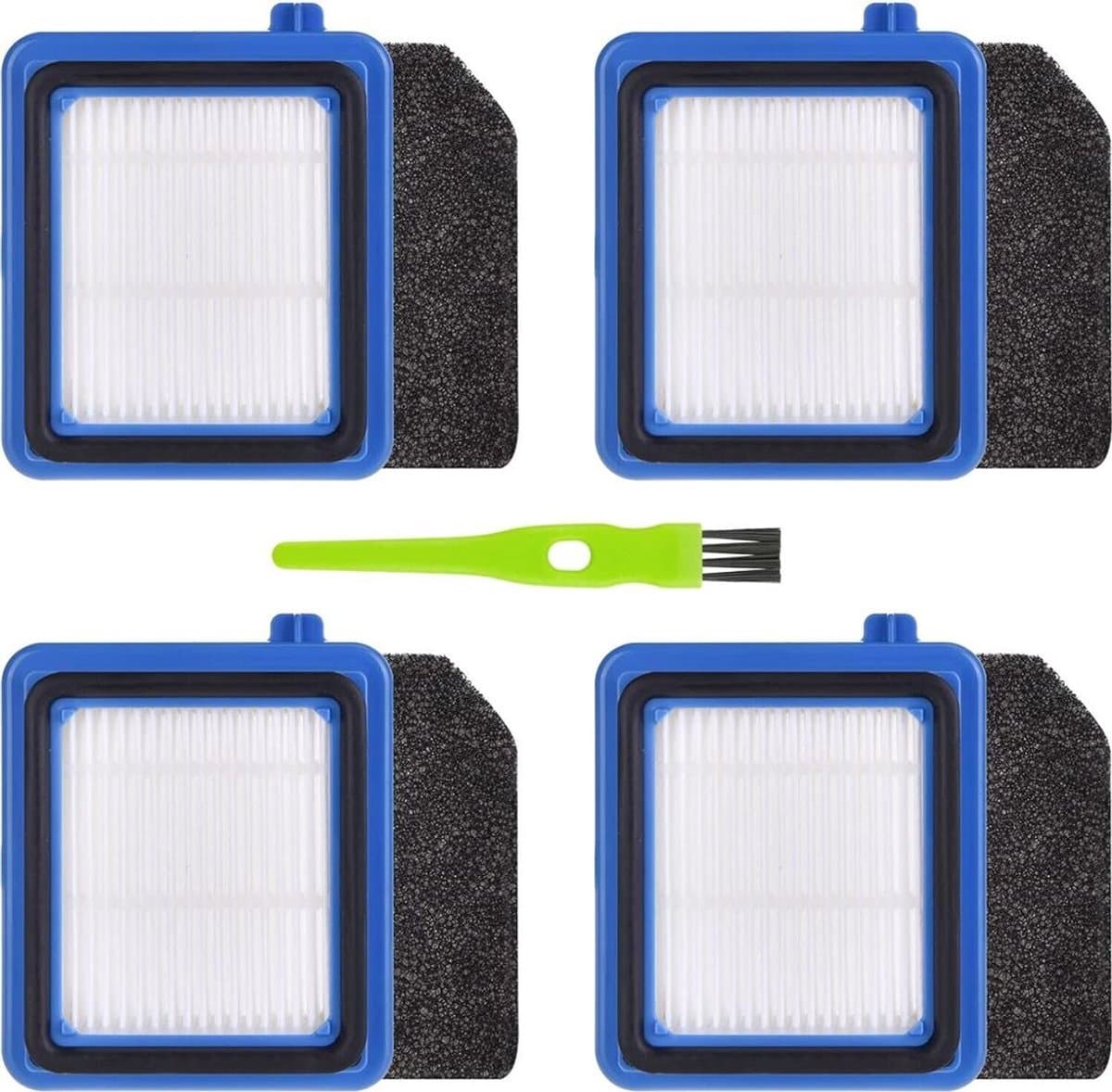 Vierdelige filterset Geschikt voor de stofzuigers AEG QX6, QX7, QX8-2 en ASKW1. — afbeelding 1