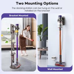 Dailygoody - OmGoods - Dailygoody - Oplaadbare Muur Docking Station - Stofzuiger Accessoires - Ruimtebesparend - Geschikt voor Dyson V10 SV12 - Hoogwaardige Kwaliteit — thumbnail 4
