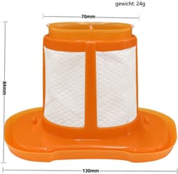 Replacements® filters geschikt voor Black & Decker Bhhv520bt, Bhhv520bfp, Bhhv320b, Bhhv320j, Bhhv520bf en Bhhv520jf — thumbnail 4