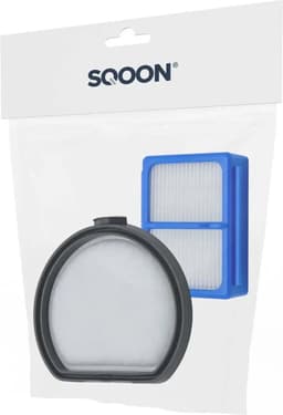 SQOON® Stofzuigerfilters Geschikt voor AEG QX9 Series – ASKQX9 – Vervangt 9009230922 – Set van 2 — thumbnail 2