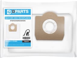 5x Dparts stofzuigerzakken geschikt voor Karcher WD3 en MV3 series - nr. 6.959-130.0 — thumbnail 3