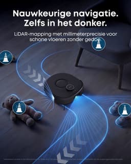 Anker eufy C30 Stofzuiger- en Dweilrobot, 35.000 Pa Zuigkracht AeroTurbo™ multicycloonfiltratie, MopMaster™ 2.0, anti-klitborstel, Alles-in-één-station, iPath™ 2.0 lasernavigatie — thumbnail 2