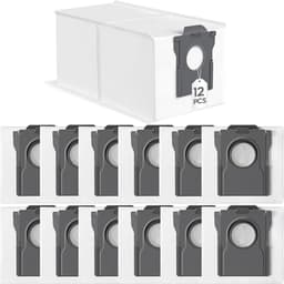12 stofzuigerzakken voor Dreame L10s Ultra Gen 2 & 3, L10s Pro Ultra Heat, L20/L30s/L40/L40s/L50/X30/X40/X50 Ultra, L20/X50 Ultra Complete, L40 Ultra AE, X30/X40 Pro, Mova S70 E30/40 P50/50s Z60 Ultra — thumbnail 1