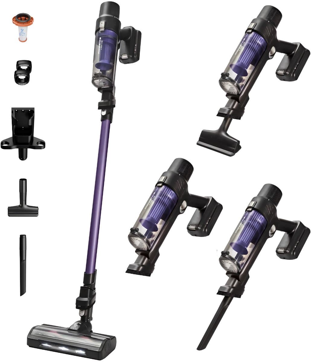 Rowenta X-Pert 7.60 RH6A39 - Steelstofzuiger - Draadloos - Ultralicht 1,2kg - 140W Motor - 45 Min Gebruikstijd - LED Verlichting Zuigmond - Extra Filter - Inclusief Wandlaadstation — afbeelding 1