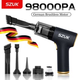 Handstofzuiger - Autostofzuiger - Draagbare Handreiniger - Draadloos - Nat en Droog - 7.2V - Compacte Stofbox - Multifunctioneel Borstelmondstuk - Basisversie - Voor Auto en Thuis — thumbnail 4
