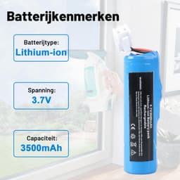 Stofzuigeraccu - 3,7 V - 3500 mAh - Lithium-ion — thumbnail 3