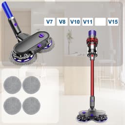 Elektrisch Nat En Droog Dweilen - Dweilkop Geschikt Voor Dyson V7/V8/V10/V11/V15 - Stofzuiger Reinigingszuigmond — thumbnail 4
