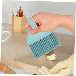 Mini Bezem en Stoffer Set - Kleine Schoonmaakset - Kleine Ruimtes Schoonmaken - Compact en Draagbaar — thumbnail 4