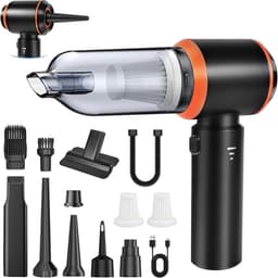 Handstofzuiger - Draadloos - 20.000 Pa - 4-in-1 Mini Stofzuiger - Voor Auto, Huis en Kantoor — thumbnail 1